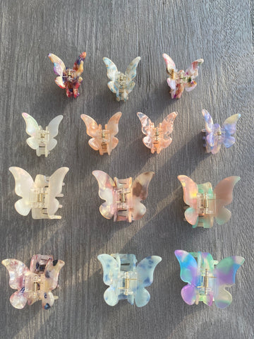 BUTTERFLY HAIR CLIPS